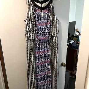 Sleeveless Plus Size Maxi Dress
